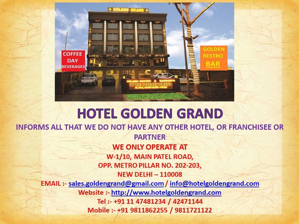 Hotel Golden Grand Dillí Exteriér fotografie